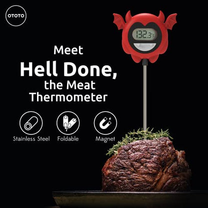 Hell Done Meat Thermometer Digital