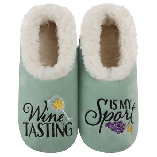 Snoozies Pairable Slipper Socks - Wine Tasting