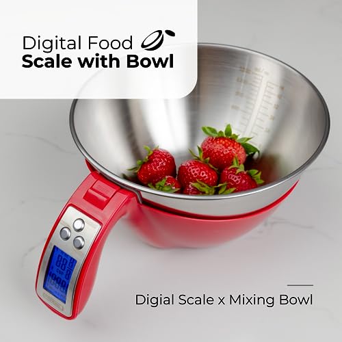 Digital Kitchen Food Scale with Bowl