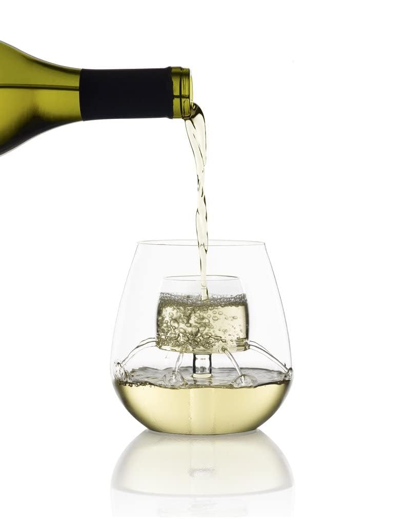 Stemless Aerating Wine Glasses - Set of 2