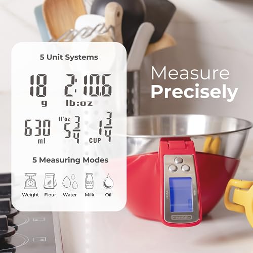 Digital Kitchen Food Scale with Bowl