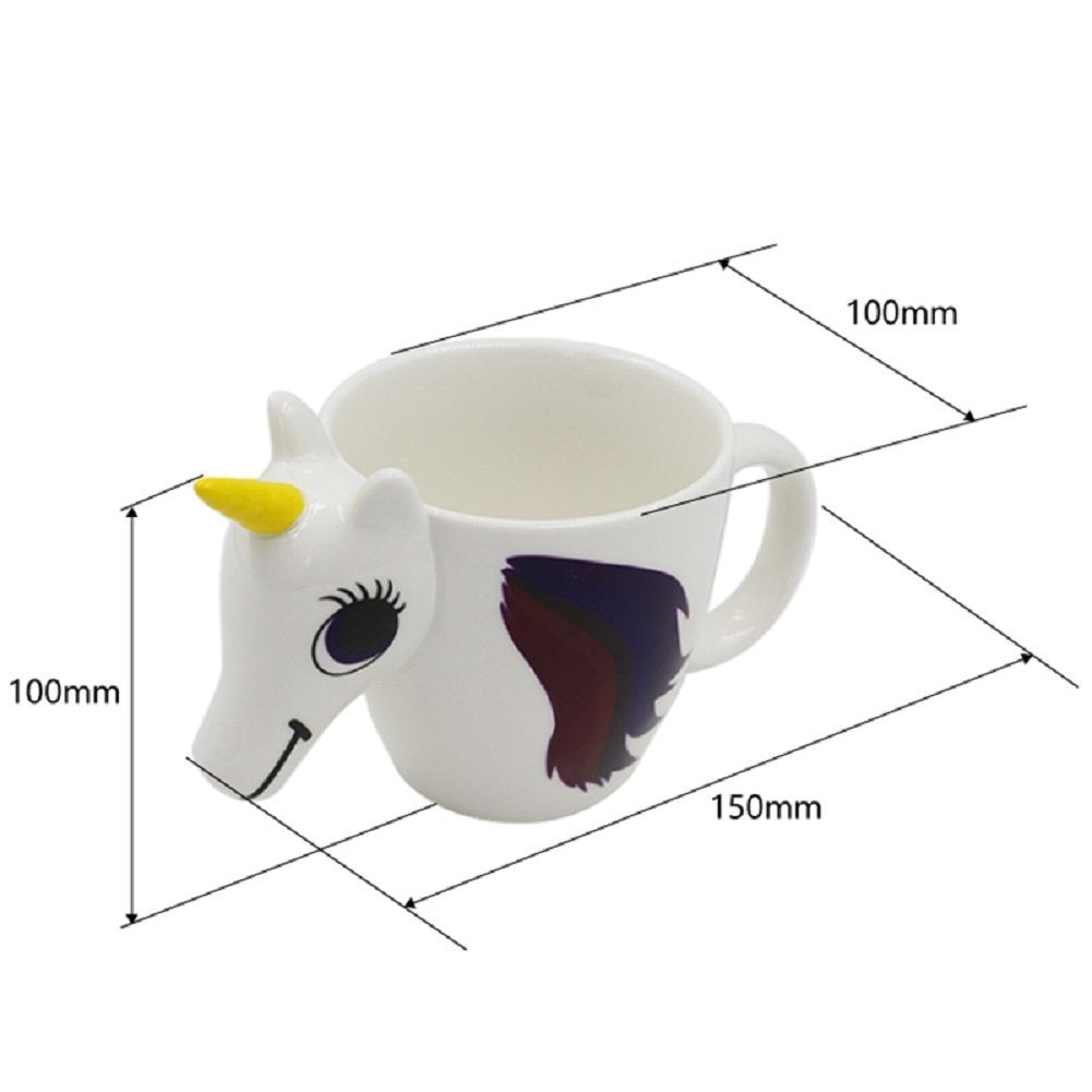 Rainbow Color Changing Unicorn Mug