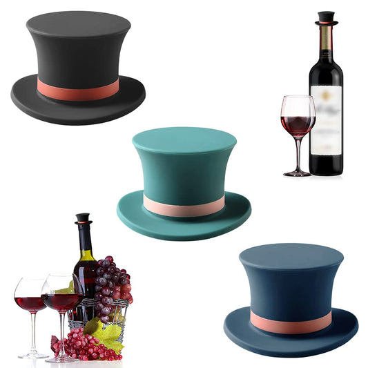 Funny Silicone Wine Stoppers - Set of 3