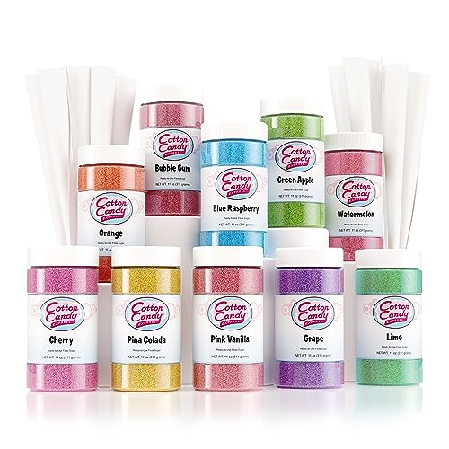 Cotton Candy Express Floss Sugar and Cones Variety Pack