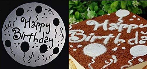 Birthday Cake Spray Mold Decorating Set