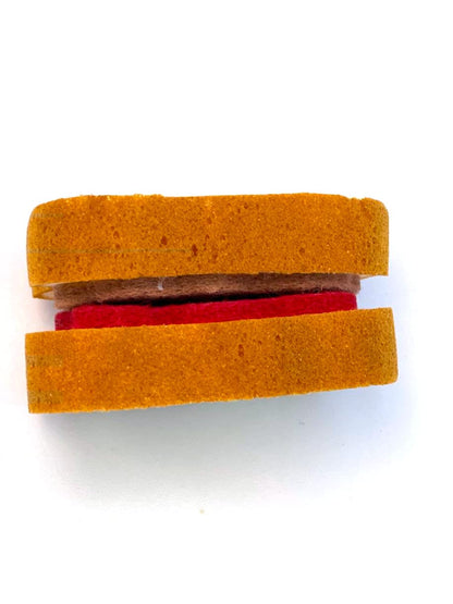 Fun PB&J Toast Dish Washing Sponges - Set of 2