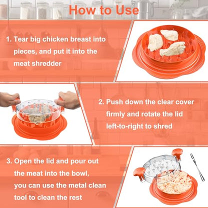 Large Chicken Breast Shredder Tool