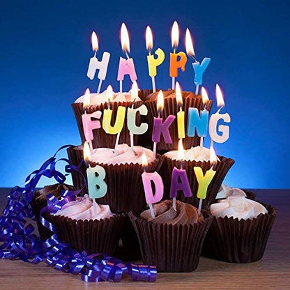 Cake Candles - Happy FuXXXng Birthday