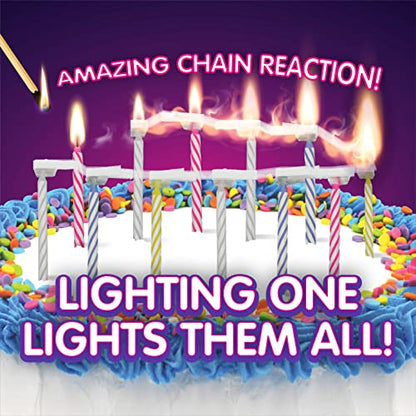 Quick Light Birthday Candles | Chain Reaction Lighting | 4-Pack