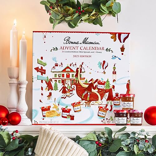 Bonne Maman Advent Calendar 2023 - 23 Spreads and 1 Honey