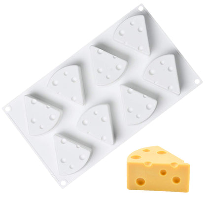 Cheese Silicone Baking Mold - 8 Cavity