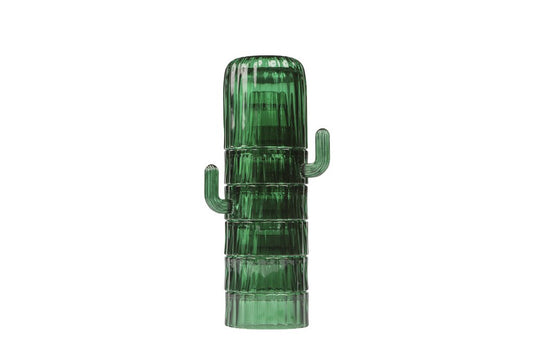 Saguaro Cactus Stacking Glasses - Set of 6