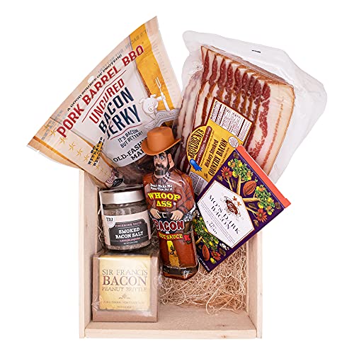 Bacon Lover Sampler Set | Includes Chocolate Covered Bacon, Peanut Brittle & More