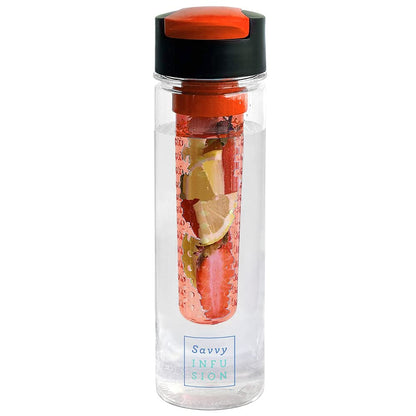 Flip Top Fruit Infuser Water Bottle - Blue