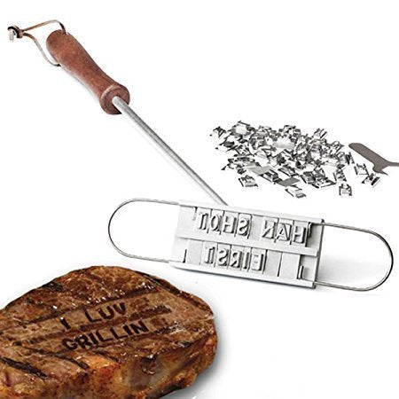 Enhanced BBQ Meat Branding Iron