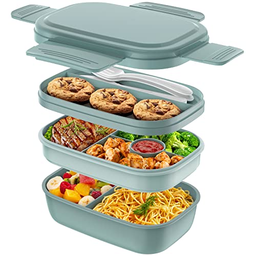 Adult Lunch Box - Stackable Bento Containers