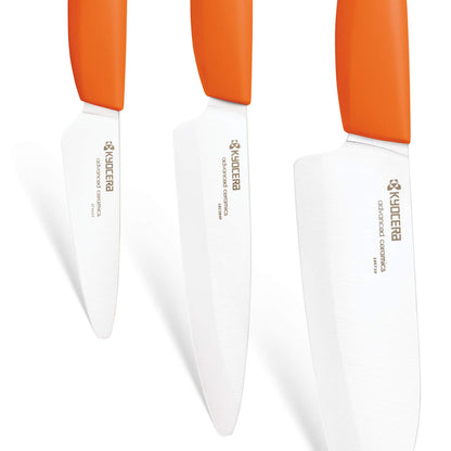 3-inch Paring Ceramic Knife - Orange Handle