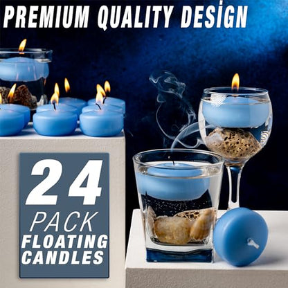 Pack of 24 Floating Candles - 2 Inch