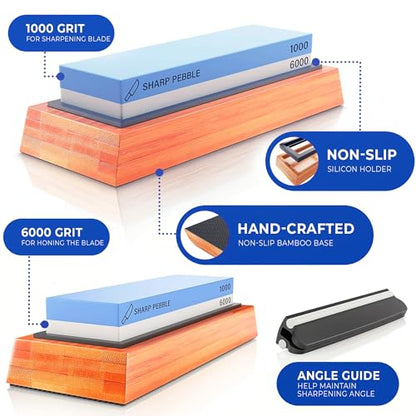 Premium Whetstone Knife Sharpening Stone