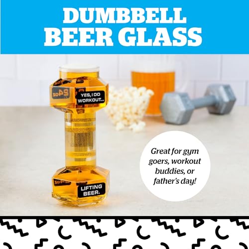 Dumbbell Beer Glass, 24 Oz