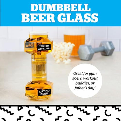 Dumbbell Beer Glass, 24 Oz