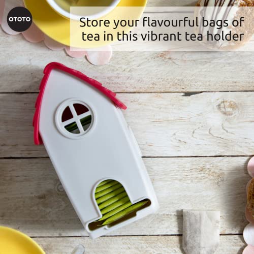 Tea House Tea Bag Organizer - White