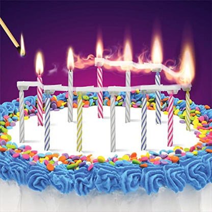 Quick Light Birthday Candles | Chain Reaction Lighting | 4-Pack