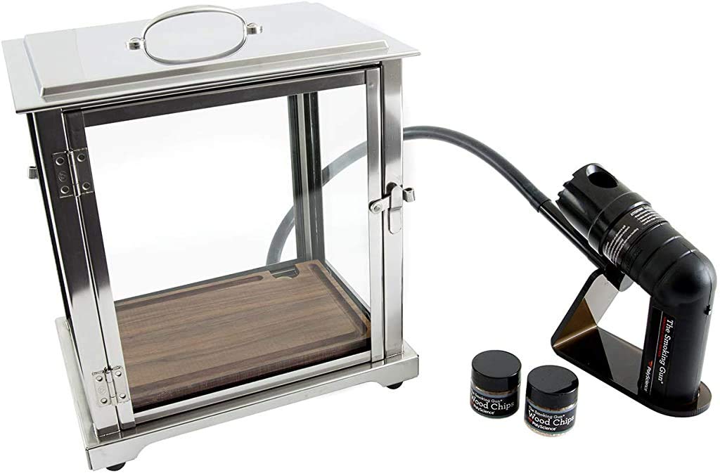 Professional Metal Barware Set with Smoking Gun