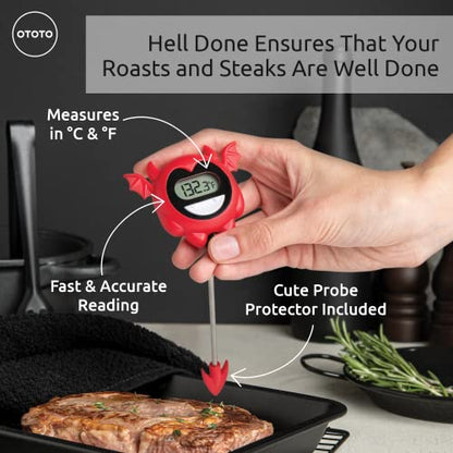 Hell Done Meat Thermometer Digital