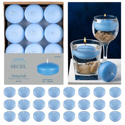 Pack of 24 Floating Candles - 2 Inch