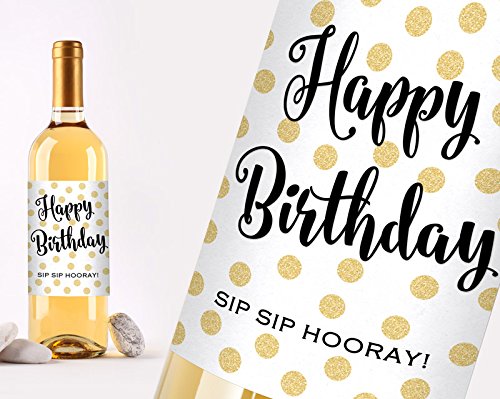 Hello Twenty One Wine Bottle Labels - 21st Birthday