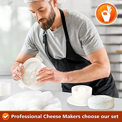 Cheese Mold Kit with Cheesecloth