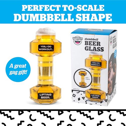 Dumbbell Beer Glass, 24 Oz