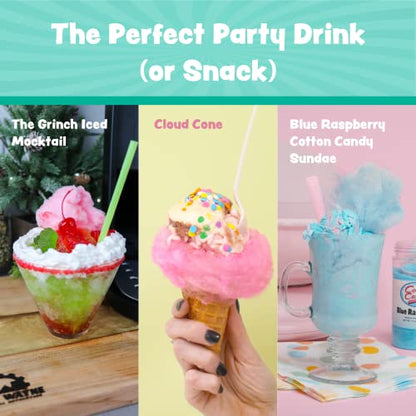 Cotton Candy Express Floss Sugar and Cones Variety Pack