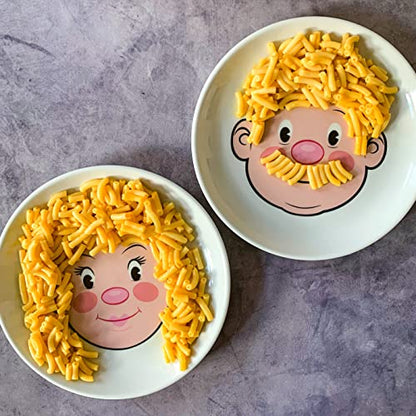 Ms. Food Face Kids' Dinner Plate