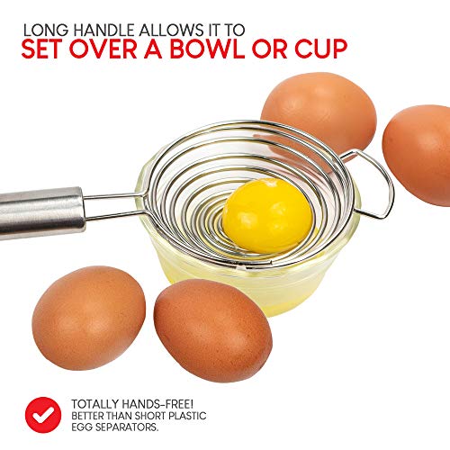 Stainless Steel Egg Separator Tool