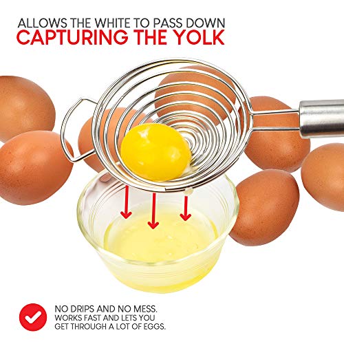 Stainless Steel Egg Separator Tool