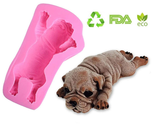 3D Shar Pei Silicone Fondant Mold