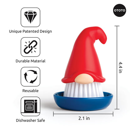 Beardy Dish Brush by Ototo