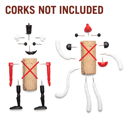 Corkers Animals Wine Accessories - 6 Pack