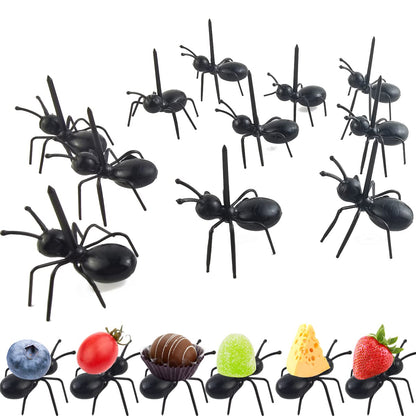 Ant Toothpicks Fruit Dessert Forks - 36 PCS