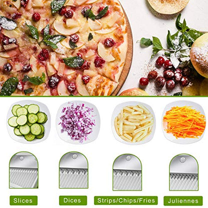 Mandoline Slicer 5 in 1 Vegetable Cutter