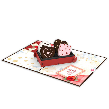 Love Chocolate Pop Up Card