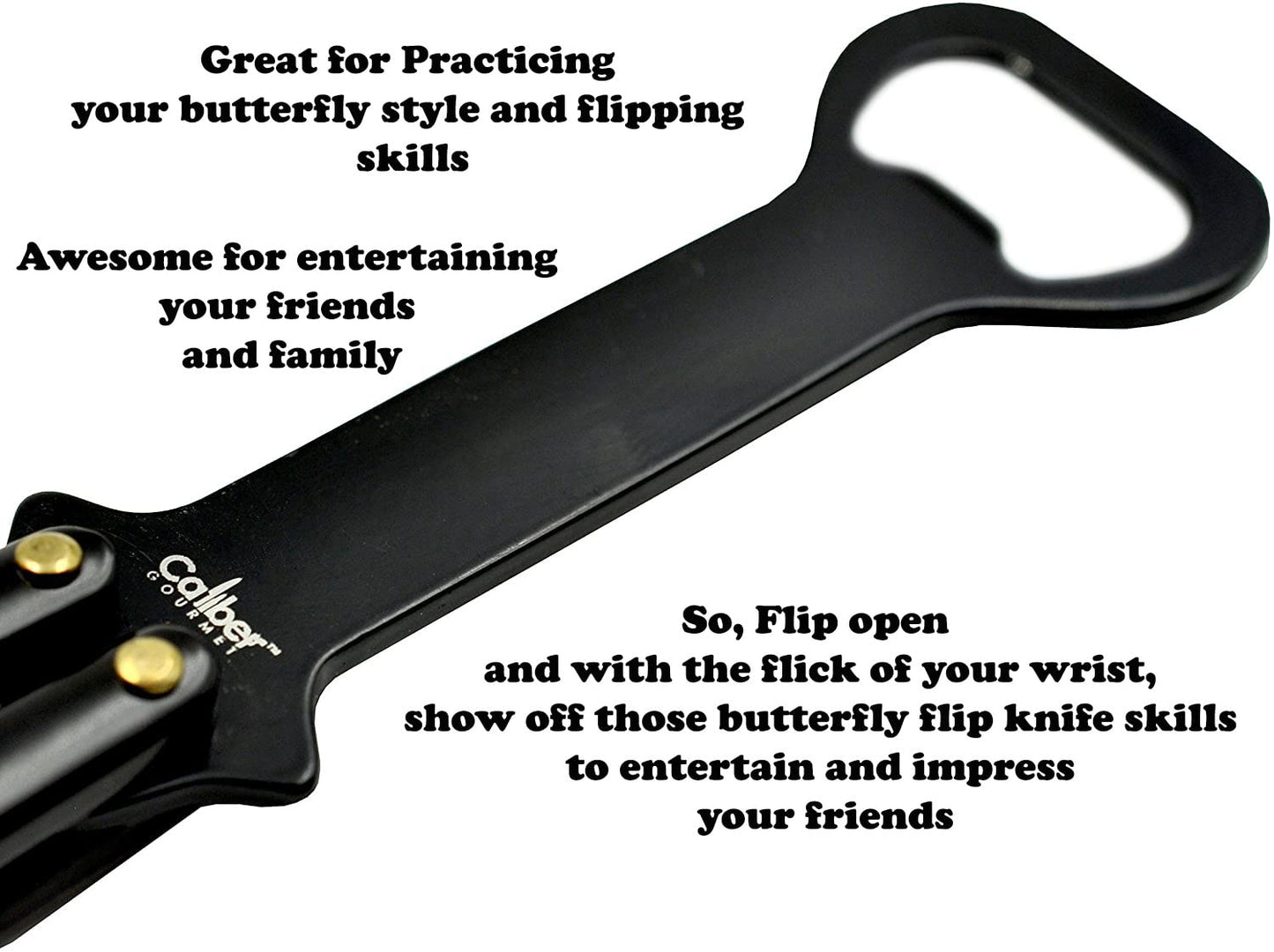 Butterfly Knife Style Bottle Opener