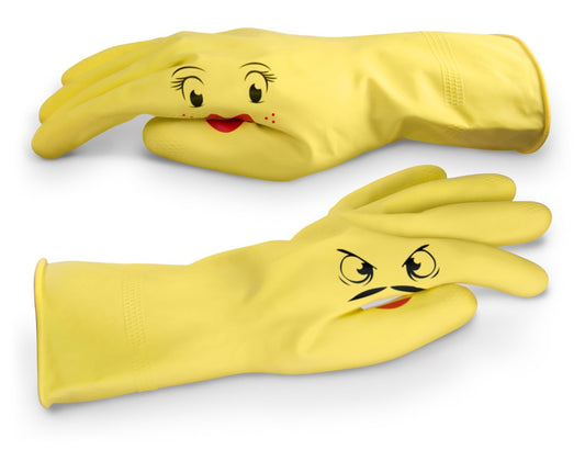 Hand-Puppet Dish Gloves