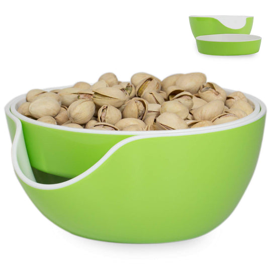 Double Peanut Bowl Snack Serving Dish