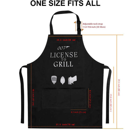 Funny Grill Apron for Men