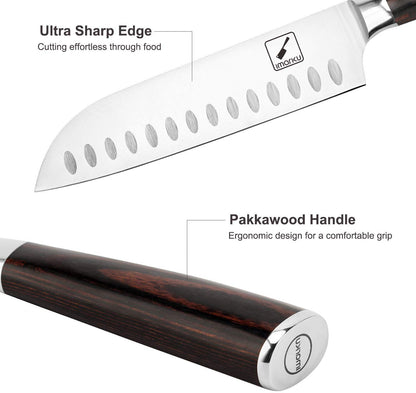 Chef Knife - 7 Inch Santoku Knife