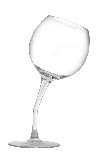 Tipsy Wine Glass Set - 2 Tilted Glasses