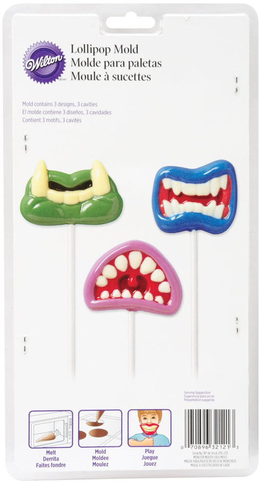 Monster Mouth Lollipop Mold